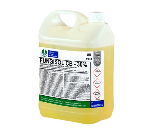 FUNGISOL CB - 30% Desengrasante - Desinfectante de amplio espectro - Listo al uso - base amonios cuaternarios