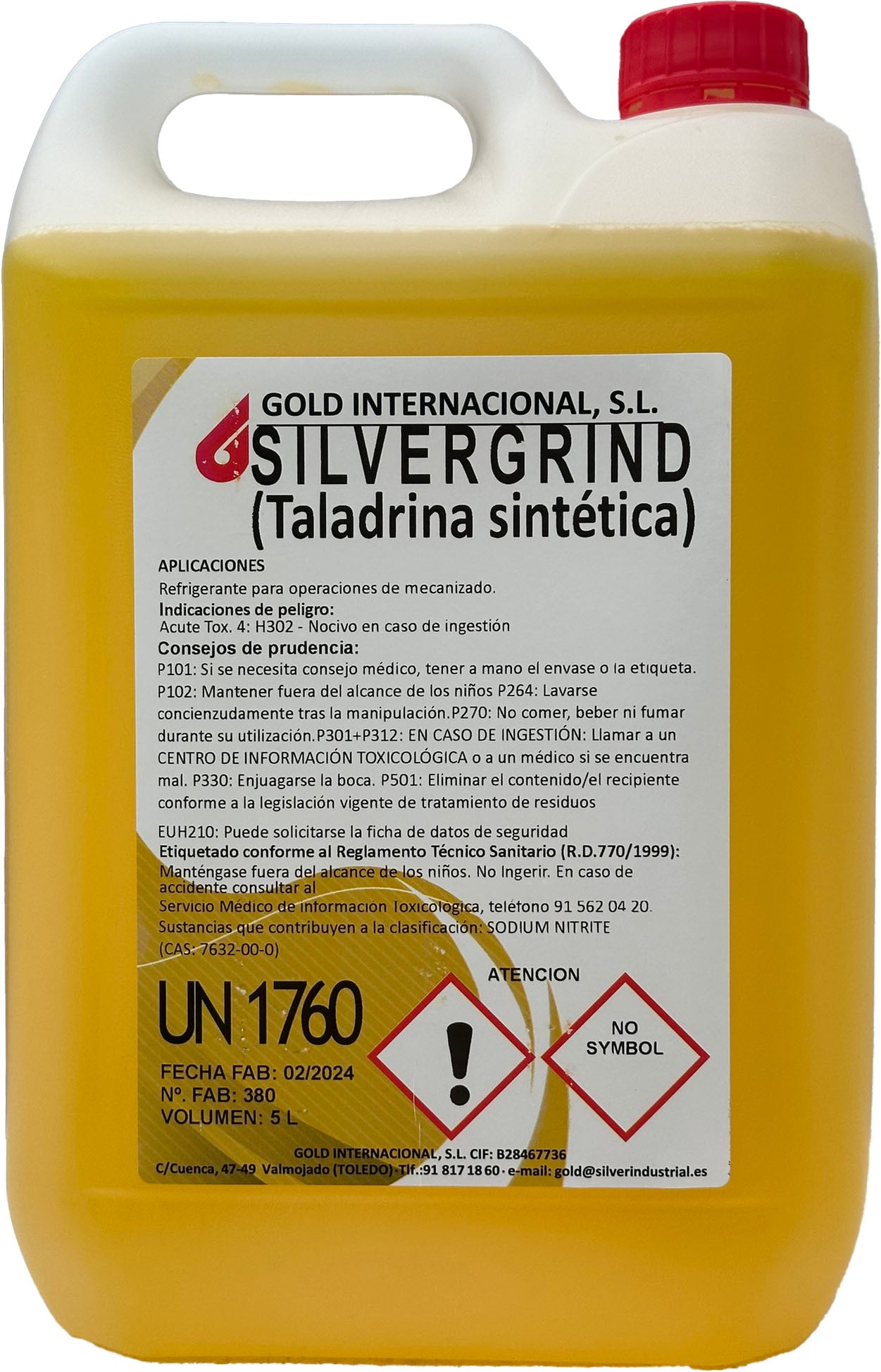 TALADRINA VERDE SINTÉTICA. PRECIO IVA INCLUIDO.