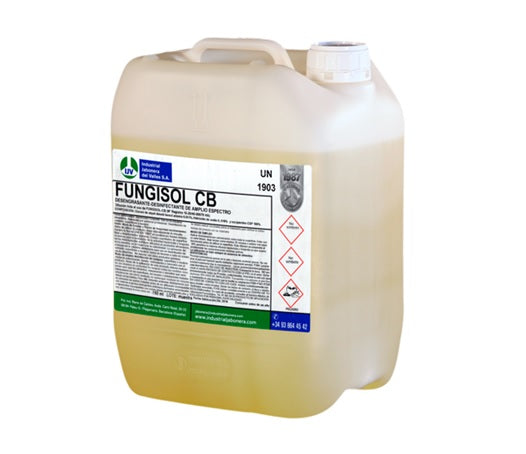FUNGISOL CB desengrasante-desinfectante concentrado de amplio espectro a base de amonios cuaternarios apto para Higiene Alimentaria