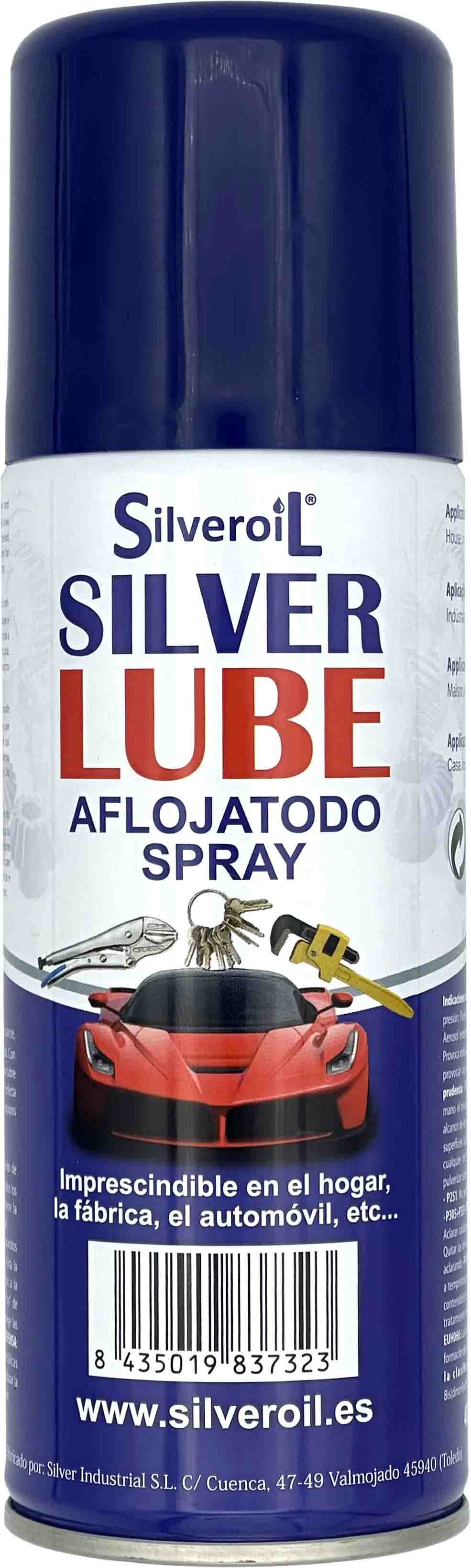 Spray aflojalotodo 400 ml Silverlube de tipo WD (desplazamiento de agua) 8435019837323 IVA INCLUIDO